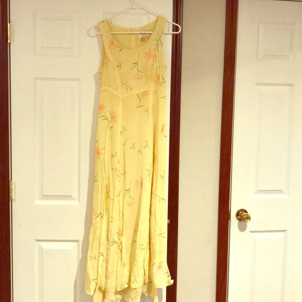 Floral dress.